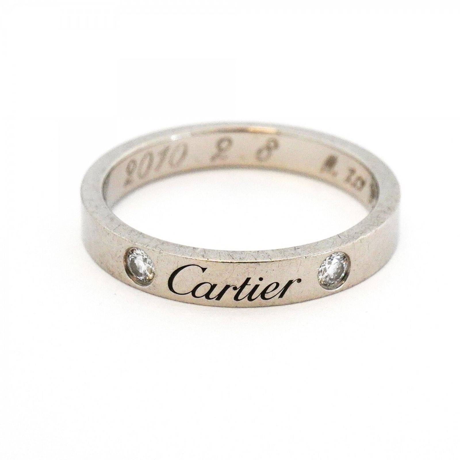 カルティエ(Cartier) カルティエ リング Cドゥ ウェディング 2PD Pt950