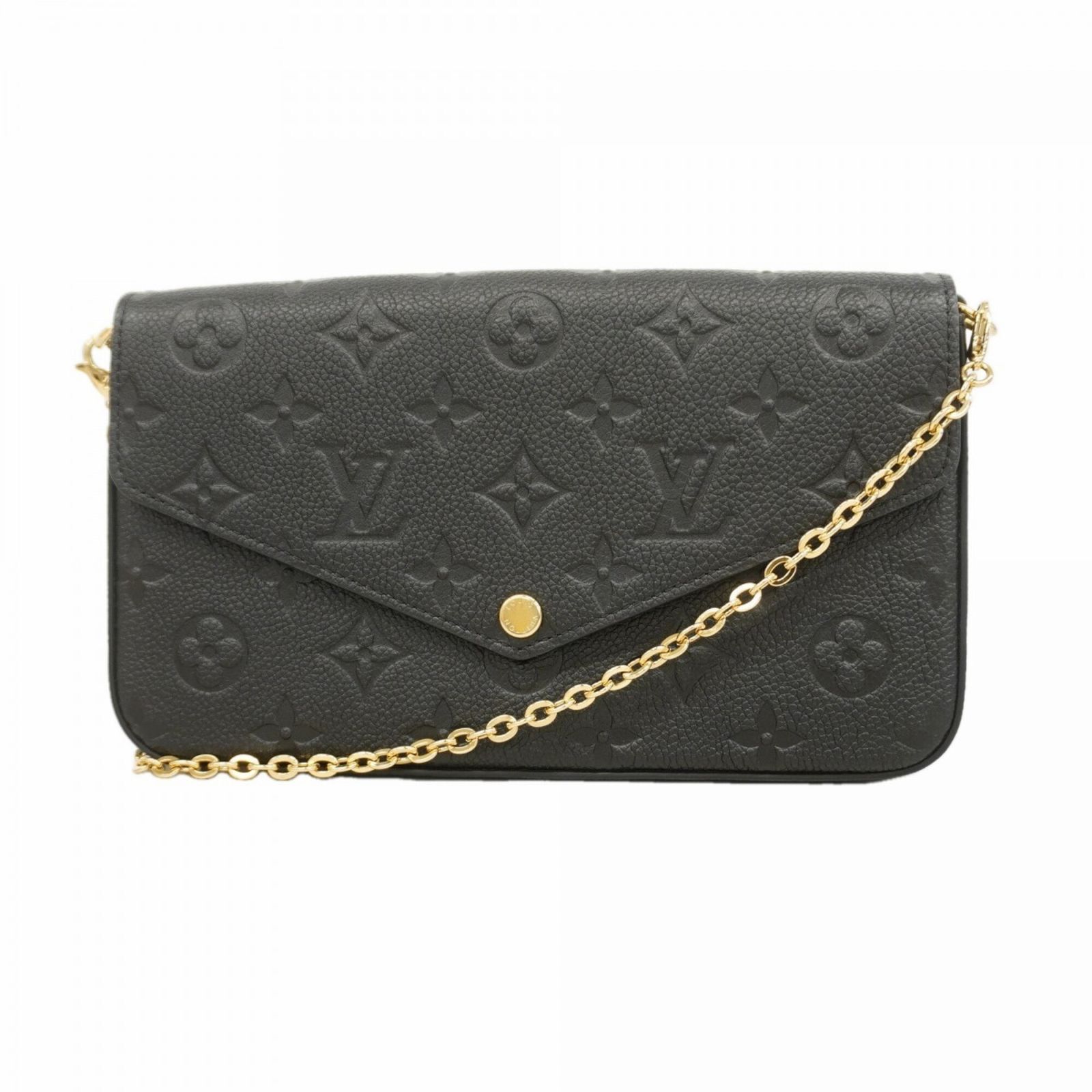 ルイ・ヴィトン(Louis Vuitton) ルイ・ヴィトン 財布・ショルダーウォレット モノグラム・アンプラント ポシェットフェリシー M82477 ノワールレディース