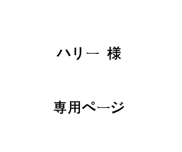 ハリー 様 専用ページ 10,147円