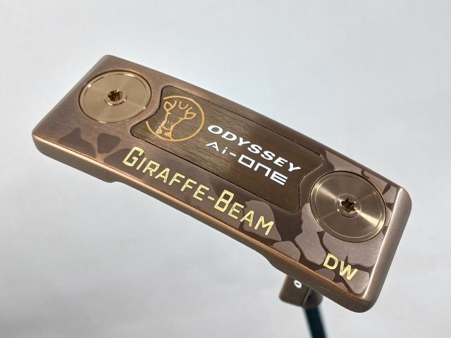 中古⭐︎ODYSSEY GIRAFFE BEAM DWパター 34.5インチ 入間□【中古】 パター オデッセイ ODYSSEY AI-ONE GIRAFFE-BEAM DW