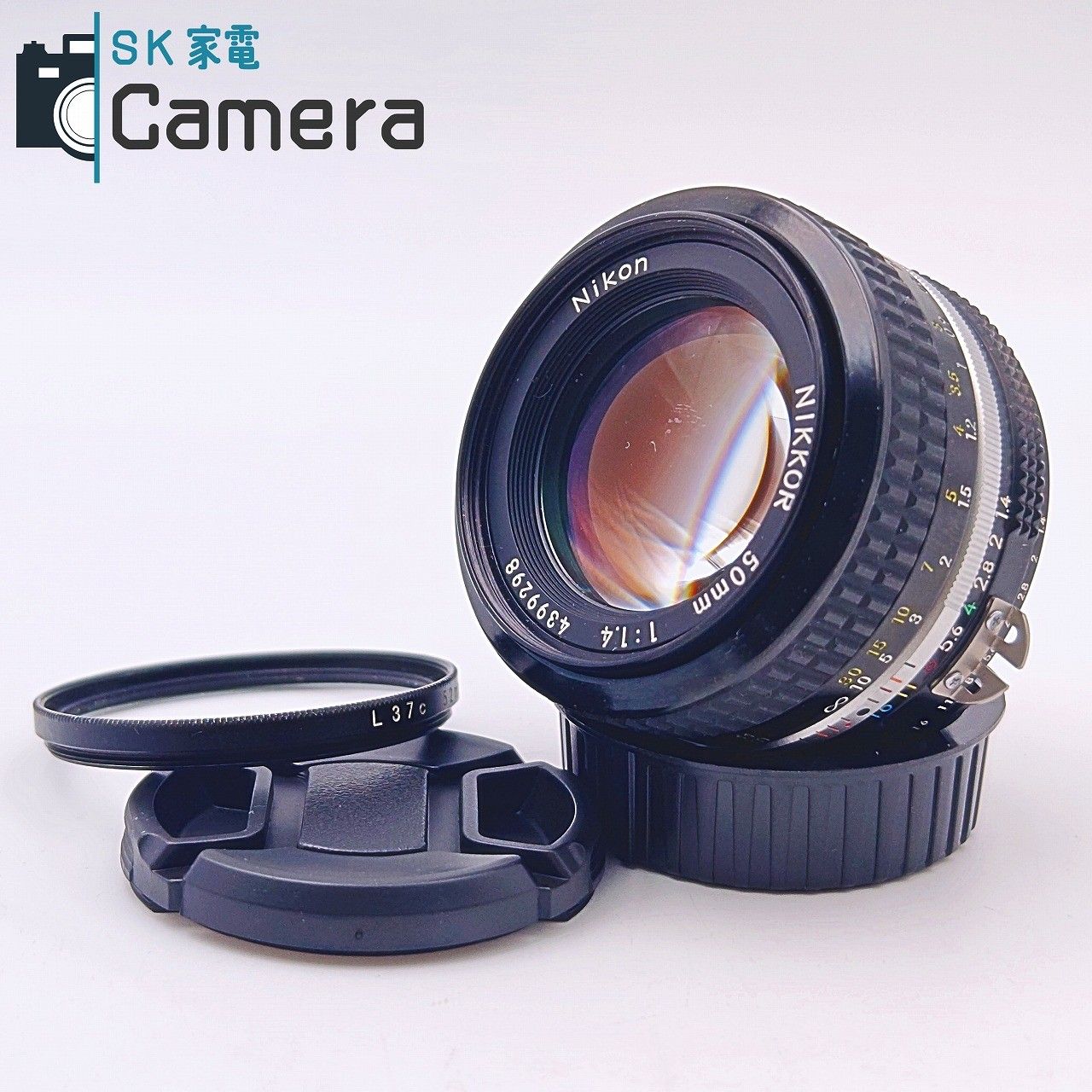 【中古】 Nikon NIKKOR 50ｍｍ F1.4 Ai キャップ フィルター 付 ニコン 11,248円