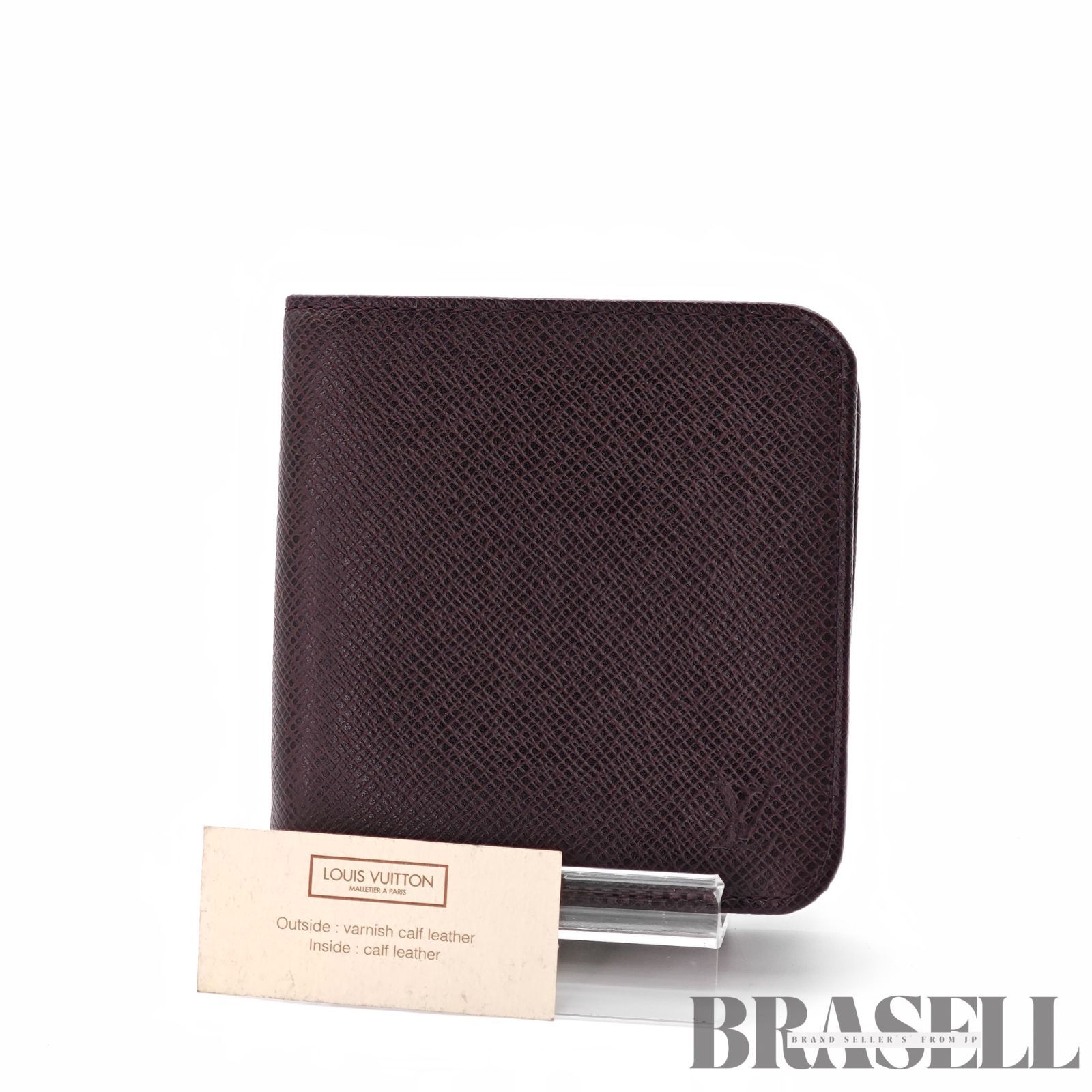 LOUIS VUITTON ポルト ビエ モネ ジップ タイガ M30672 タイガ・レザー パープル 財布 ウォレット レディース メンズ ジップ