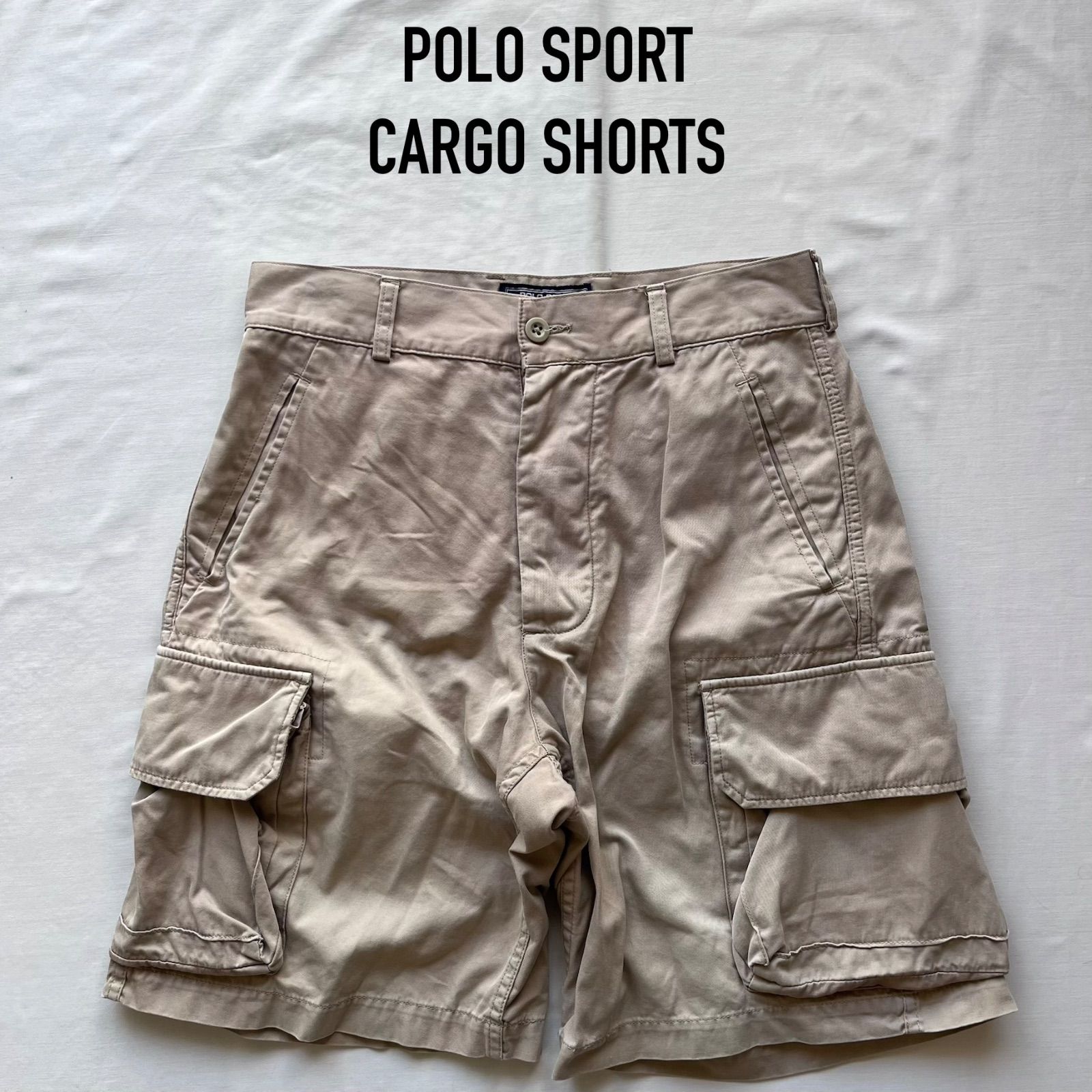 polo sport ポロスポーツ ラルフローレン カーゴショーツ 90s 00s ナイガイ