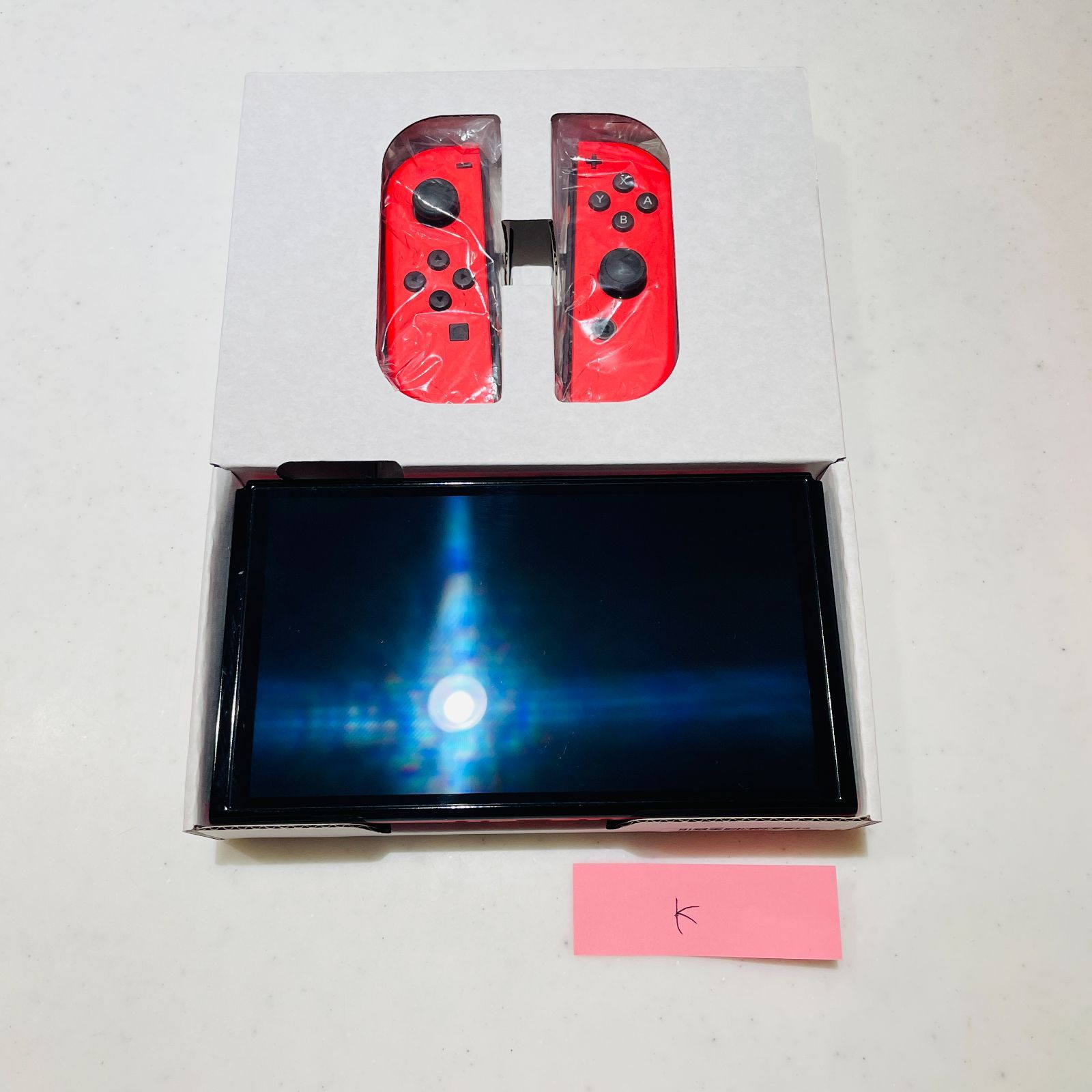 外箱付き 2023年製 任天堂 スイッチ 有機ELモデル マリオレッド 動作