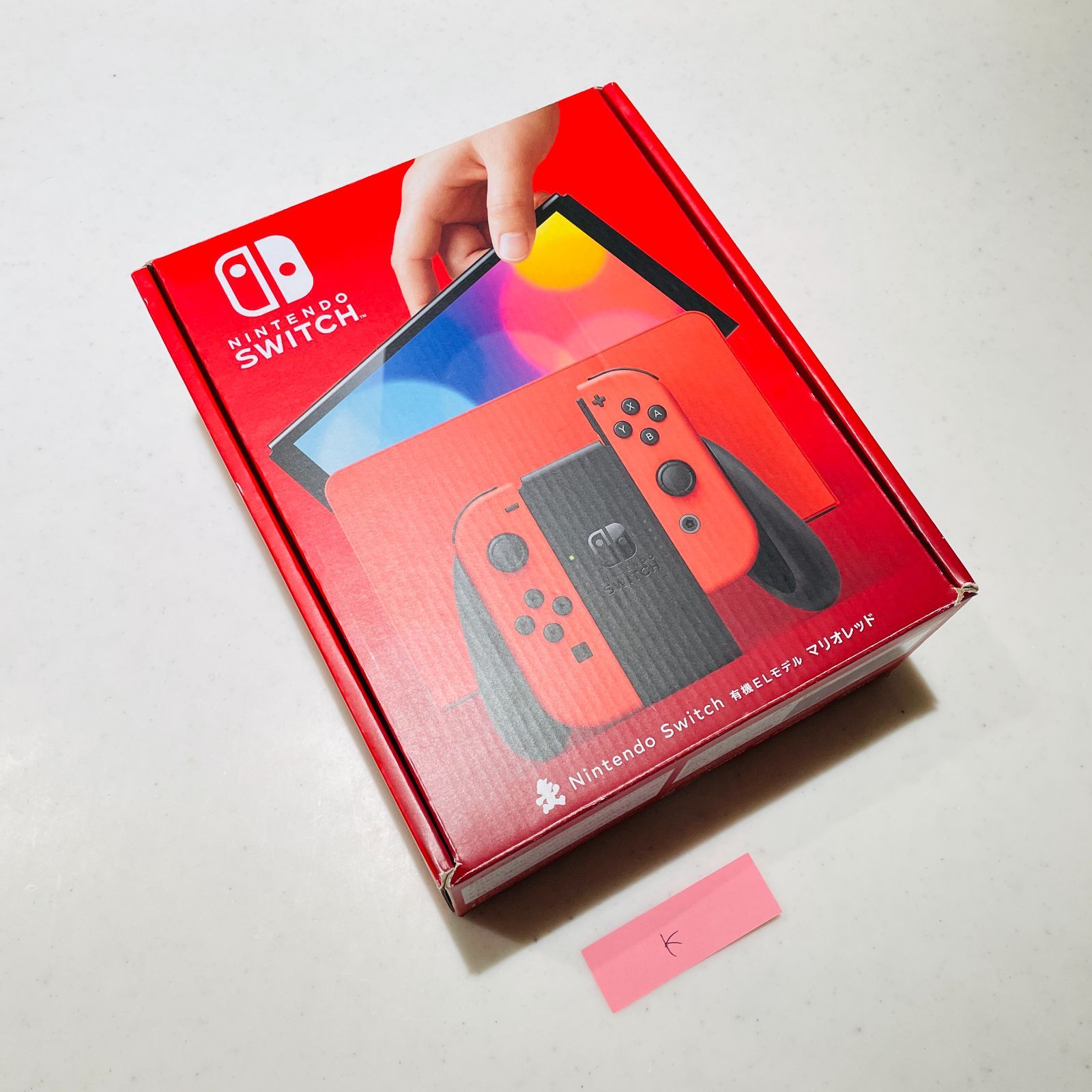 外箱付き 2023年製 任天堂 スイッチ 有機ELモデル マリオレッド 動作