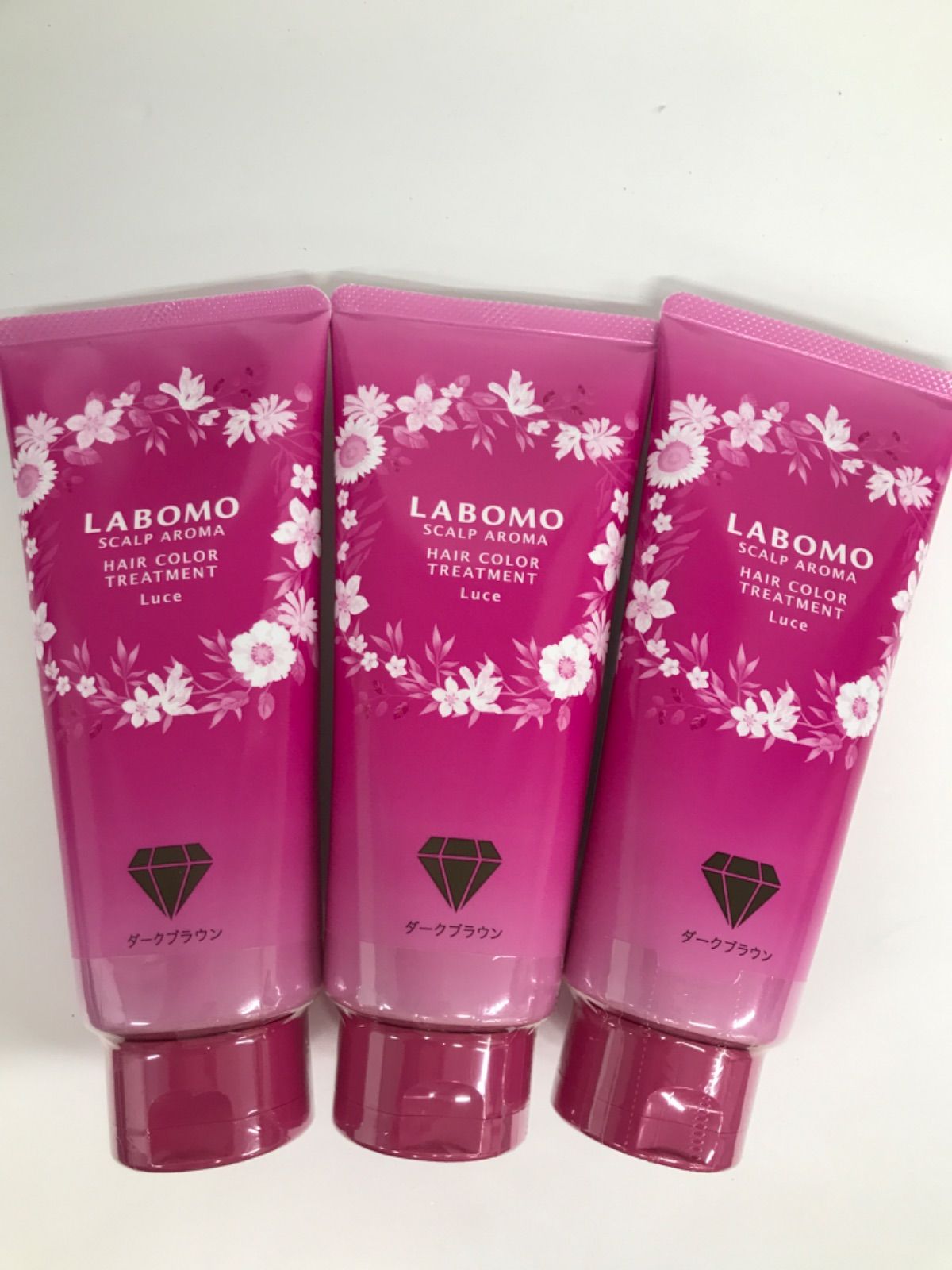 D3794 LABOMO ラボモ スカルプアロマ ヘアカラートリートメント ルーチェ 200ｇ 計3点セット