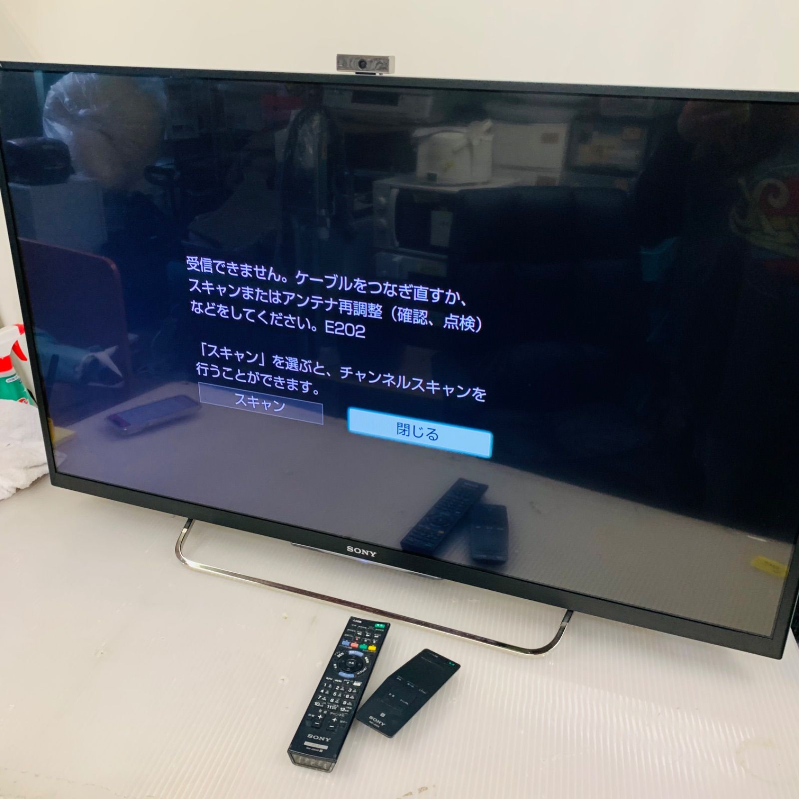 6r10.SONY 42型 液晶テレビ KDL-42W900B 2014年製 リモコン×2付き