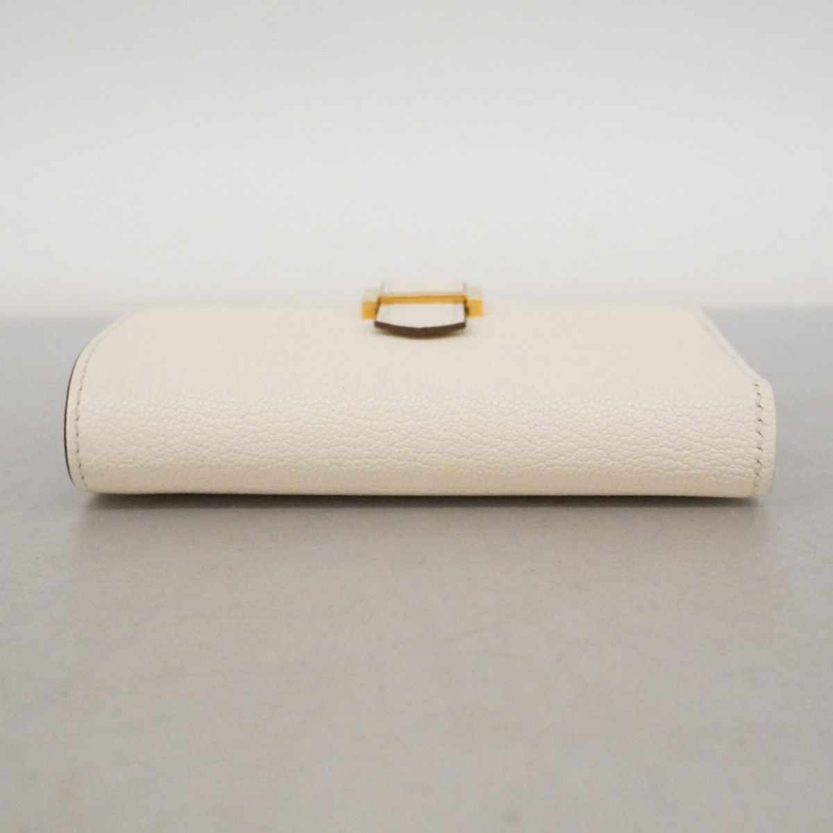 【6fa0171】エルメス 三つ折り財布 ベアンコンビネ シェブルミゾル マッシュルーム ゴールド金具 U刻印【中古】レディース 【6fa0171】エルメス 三つ折り財布 ベアンコンビネ シェブルミゾル マッシュルーム ゴールド金具 U刻印【中古】レディース