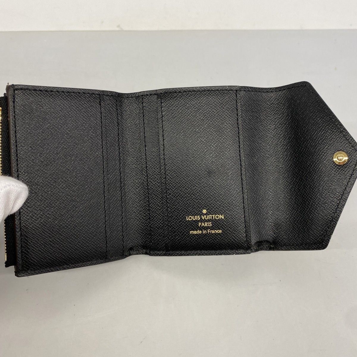 【6fa0181-k】ルイヴィトン 三つ折り財布 モノグラム・リバース ポルトフォイユゾエ M80725 ブラウン【中古】レディース 【6fa0181-k】ルイヴィトン 三つ折り財布 モノグラム・リバース ポルトフォイユゾエ M80725 ブラウン【中古】レディース