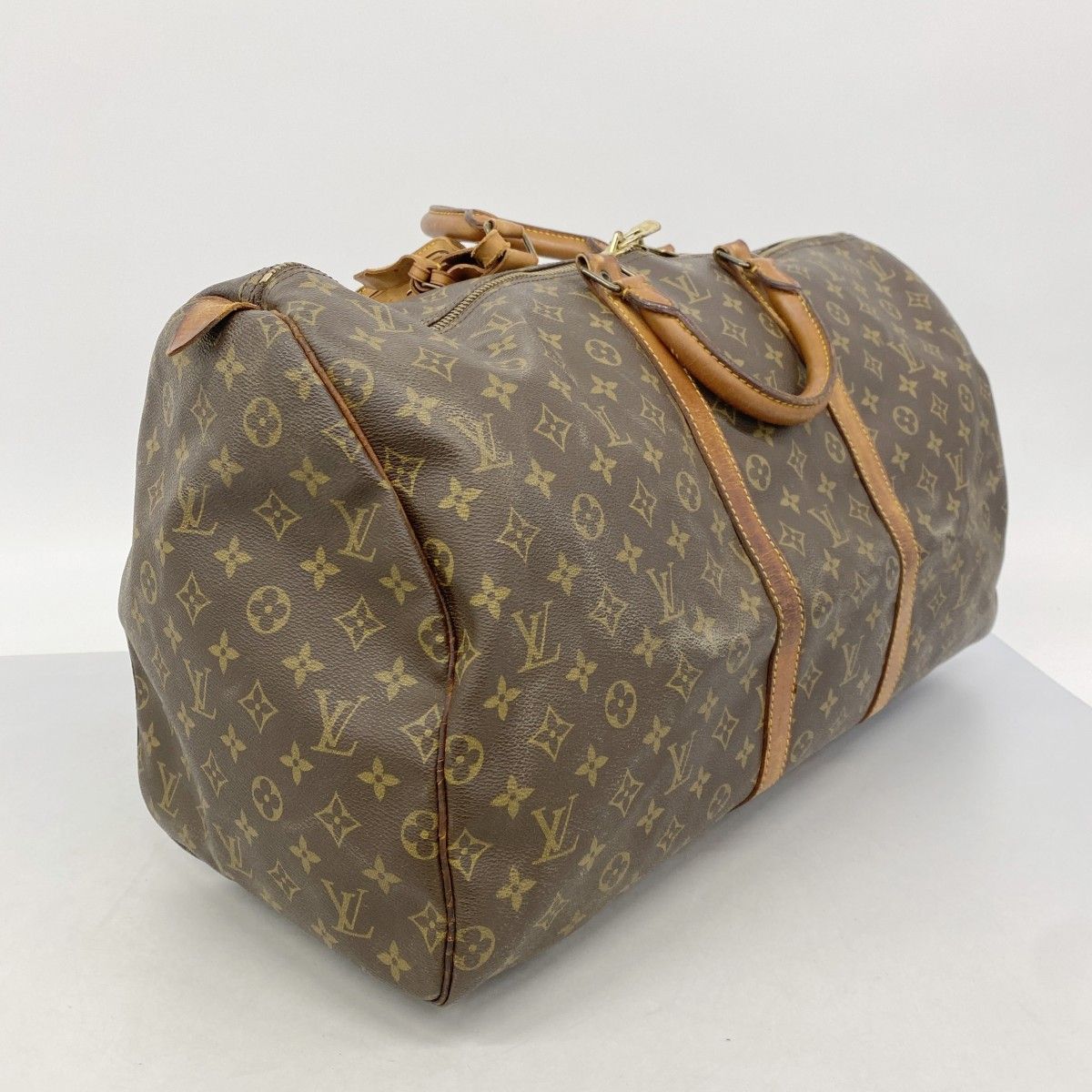 キーポル55 LOUIS ボストンバッグ ルイヴィトン VUITTON モノグラム 0