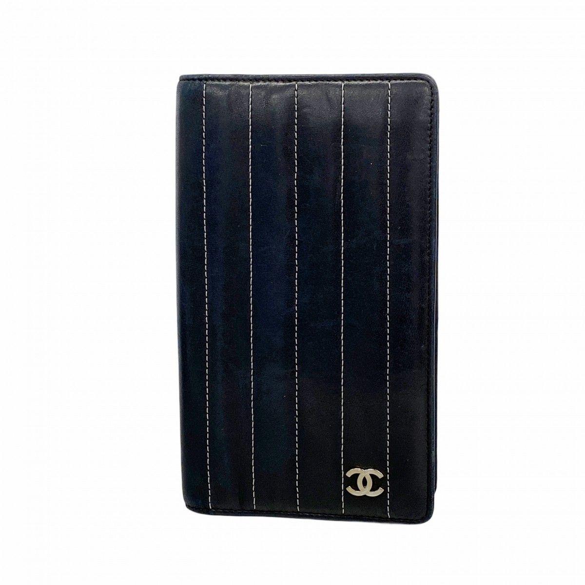 6fa0344-k】シャネル 長財布 ニューマドモアゼル ラムスキン ブラック