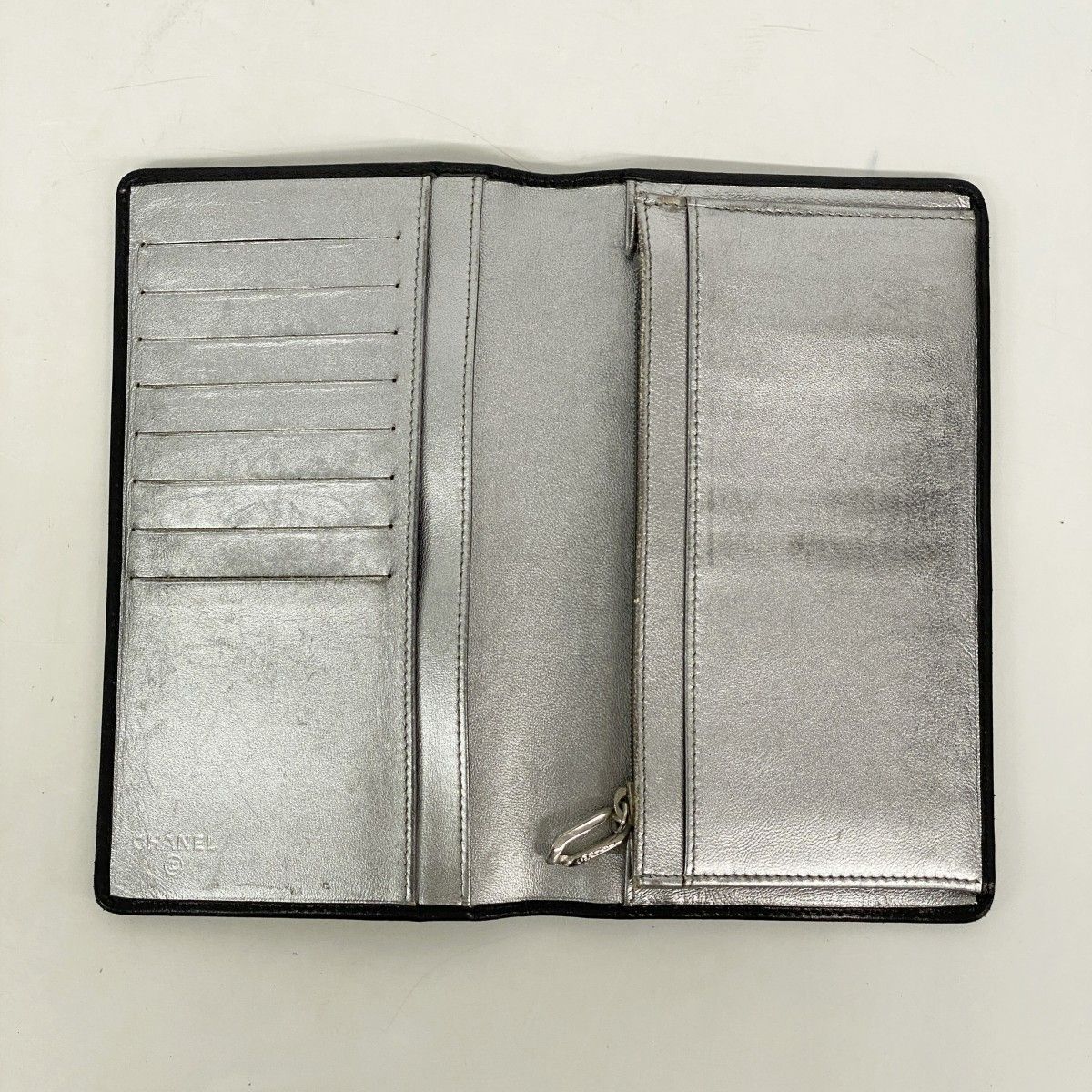 6fa0344-k】シャネル 長財布 ニューマドモアゼル ラムスキン ブラック