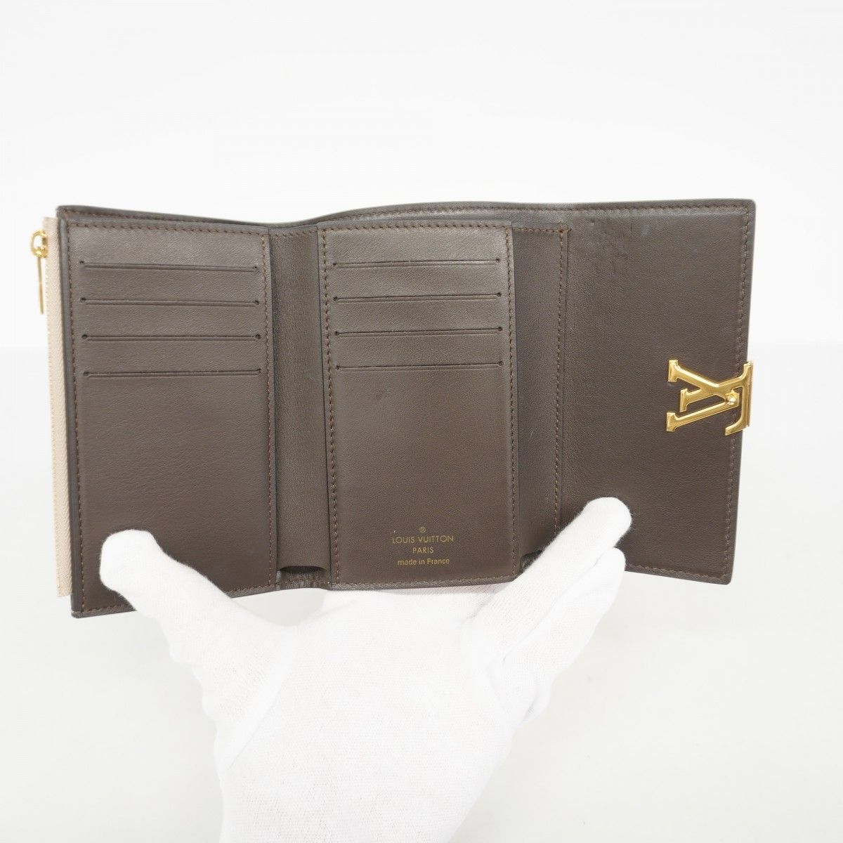 【6fa0477】ルイヴィトン 三つ折り財布 ポルトフォイユ カプシーヌ コンパクト M62159 ガレ【中古】レディース 【6fa0477】ルイヴィトン 三つ折り財布 ポルトフォイユ カプシーヌ コンパクト M62159 ガレ【中古】レディース