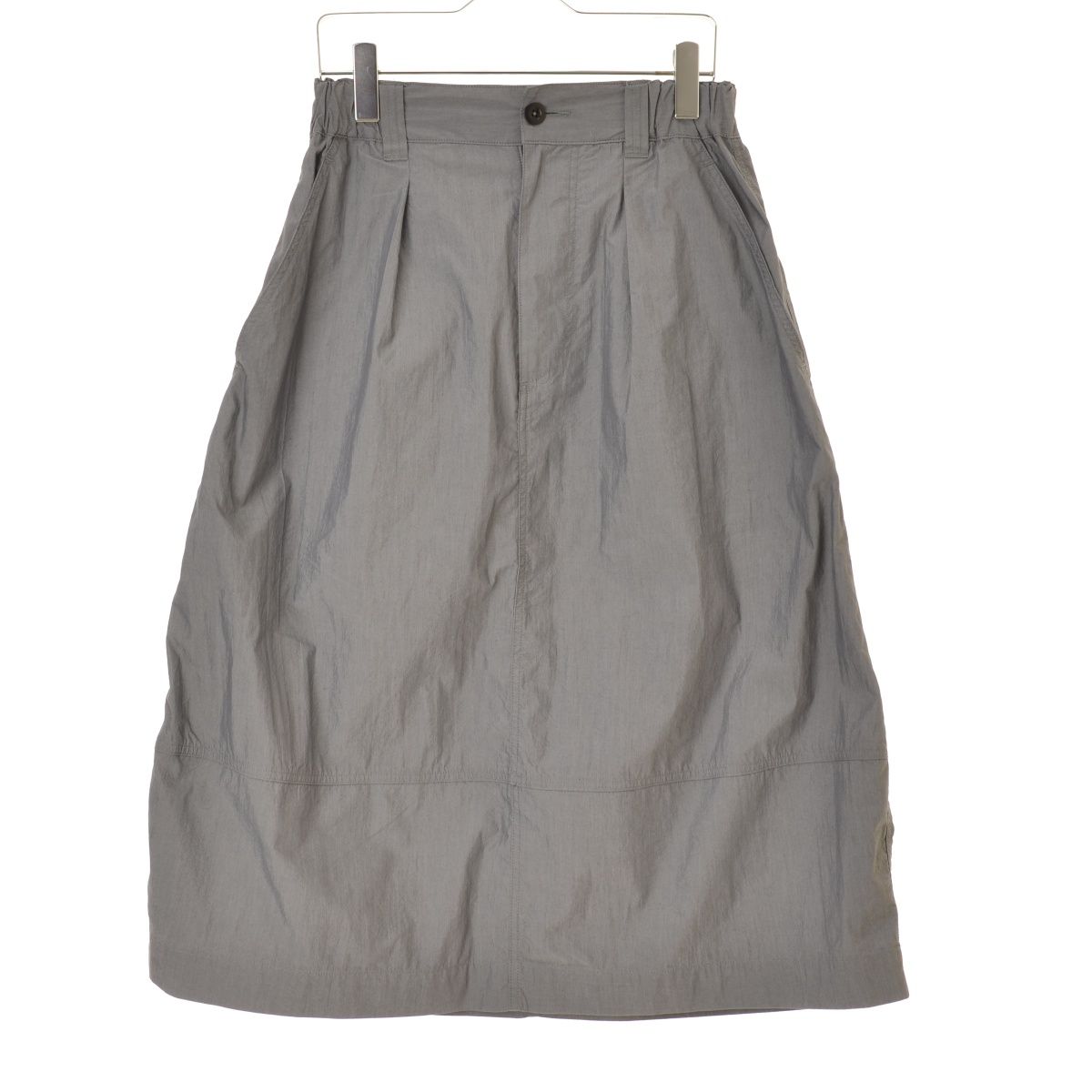 【MARGARETHOWELLMHL】26SS 5956132203 SUPERLIGHT COTTON NYLON SKIRT ロングスカート