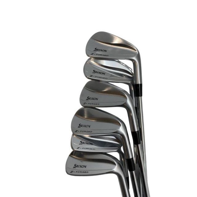 【中古】 ダンロップ SRIXON Z-FORGED 6S アイアンセット IR 純正特注シャフト (フレックスX) メンズ 男性用 右利き 右用 Bランク ゴルフクラブ