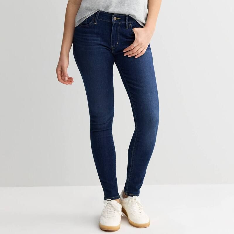 リーバイス レディース ボトムス デニムパンツ ジーンズ Womens Levis 711 Skinny Jeans Cobalt Overboard コバルト