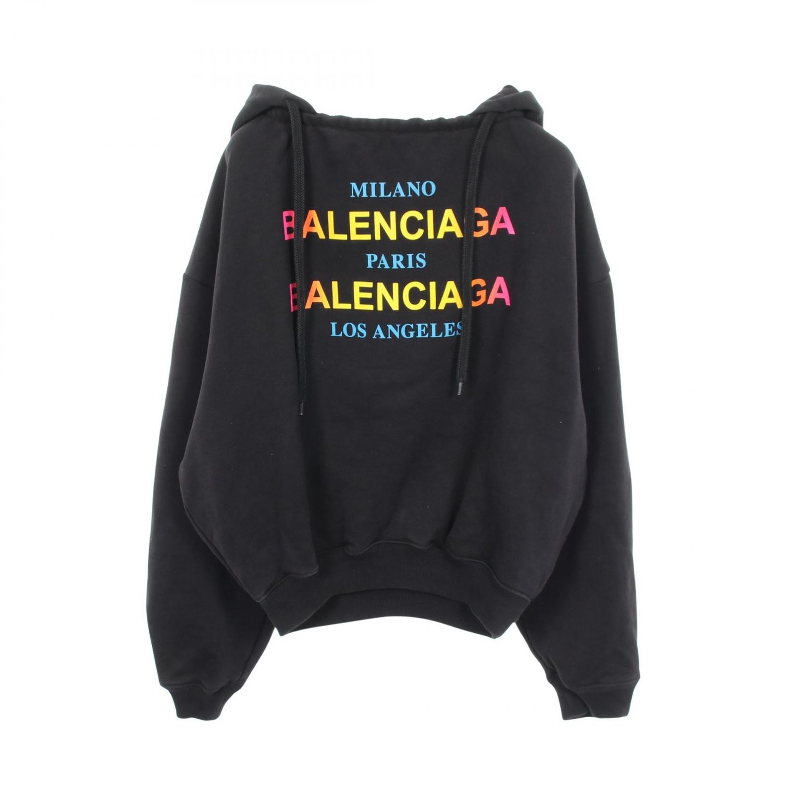 BALENCIAGA バレンシアガ レインボーロゴ パーカー