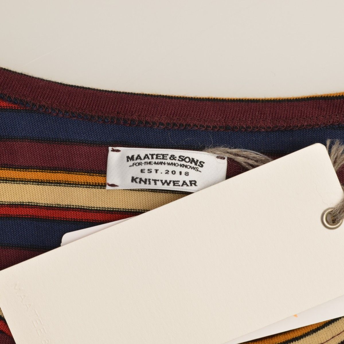MAATEE&SONS】26SS MT6103-0814A S/S BORDER POCKET TEE BANS ボーダー 