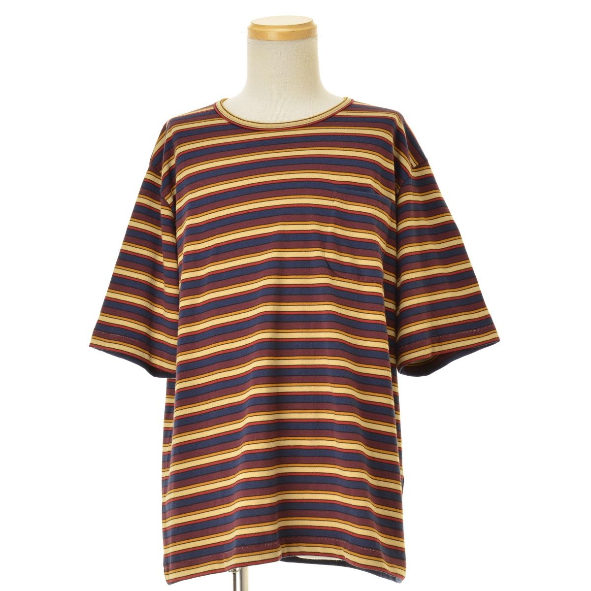 MAATEE&SONS】26SS MT6103-0814A S/S BORDER POCKET TEE BANS ボーダー 