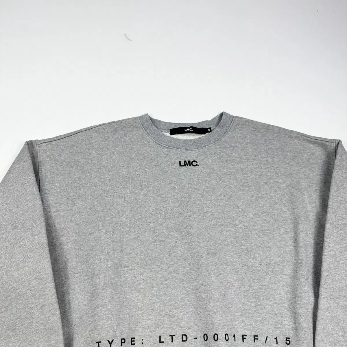 実寸 L) LMC エルエムシー Spellout オーバーサイズ スウェット グレー 