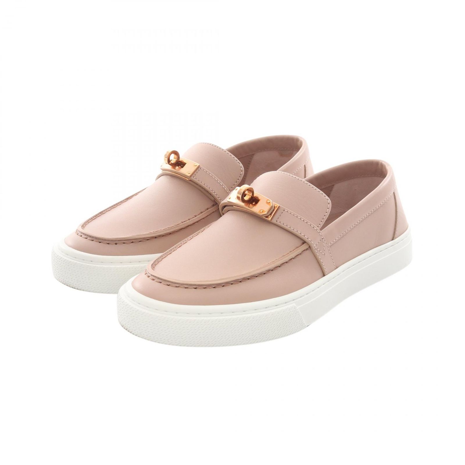 HERMES エルメス Game ゲーム ケリーバックル スリッポン