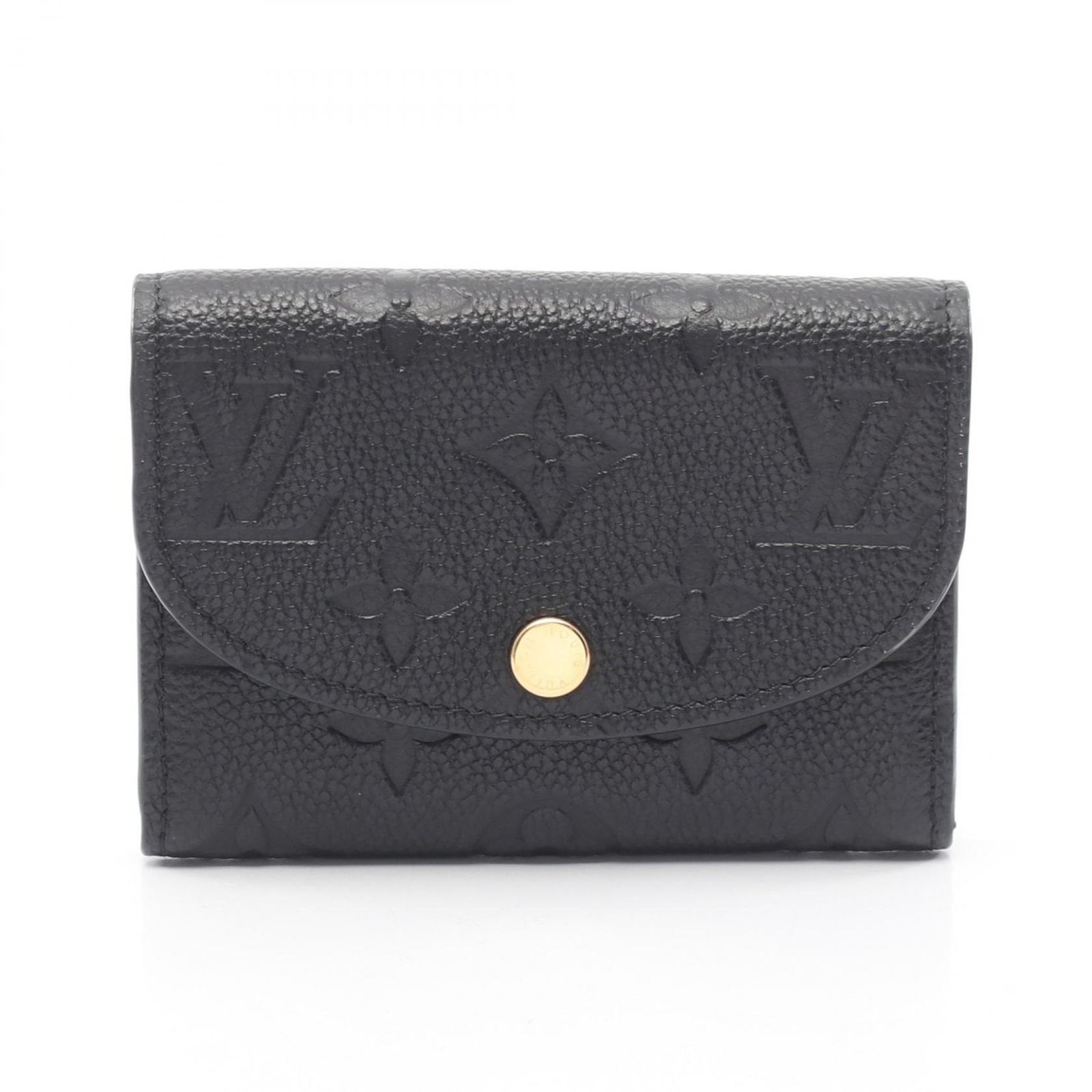 LOUIS VUITTON ルイ・ヴィトン ポルトモネ ロザリ モノグラムアンプラント ノワール コインケース