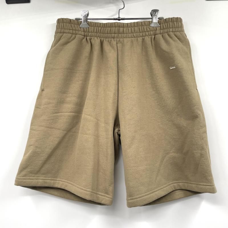 【中古】Supreme small box Sweat Shorts サイズM ベージュ スウェット ショートパンツ シュプリーム[17]