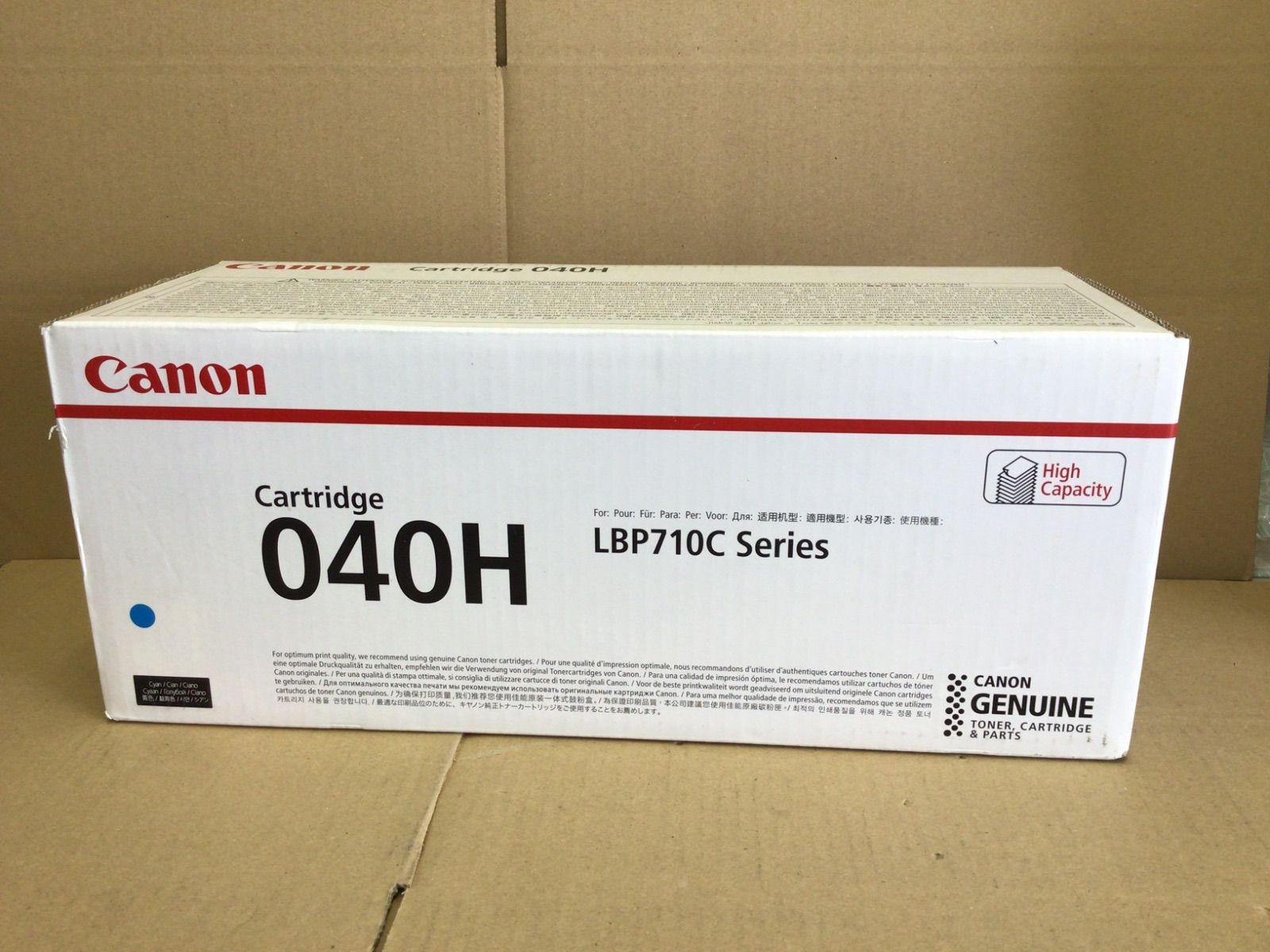 [中古] キヤノン CRG-040HCYN トナーカートリッジ040H 管理番号 Wd 02 19,637円