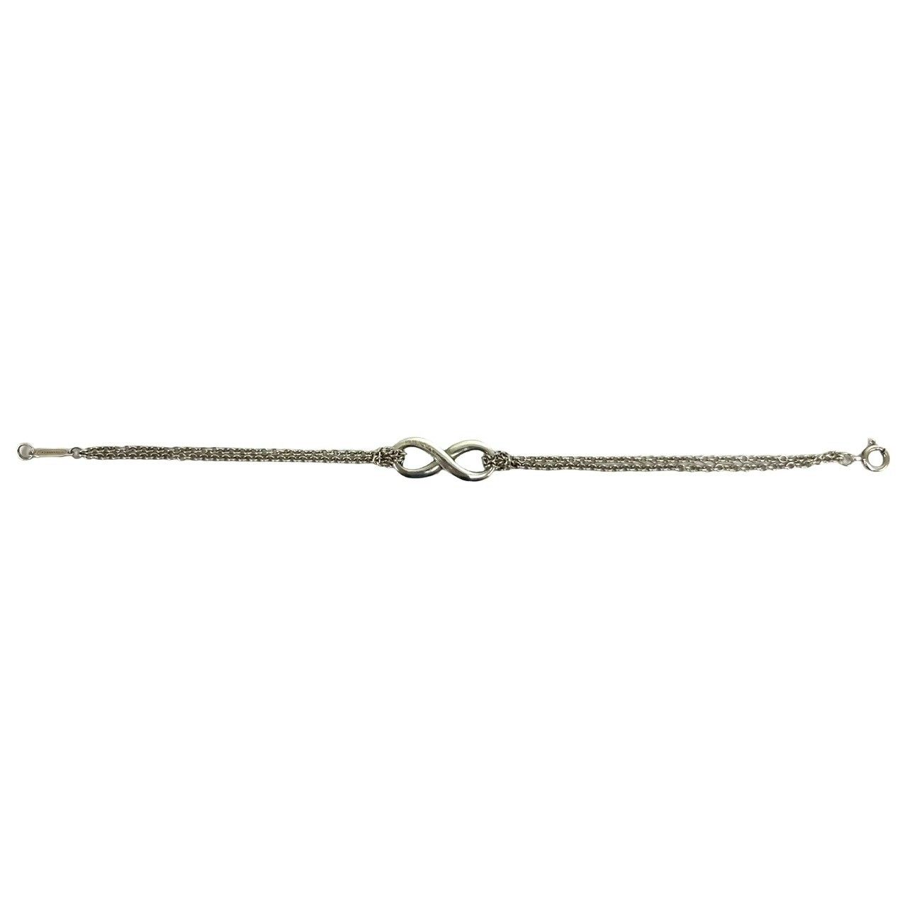 極 美品 TIFFANY&Co. ティファニー インフィニティ ダブルチェーン