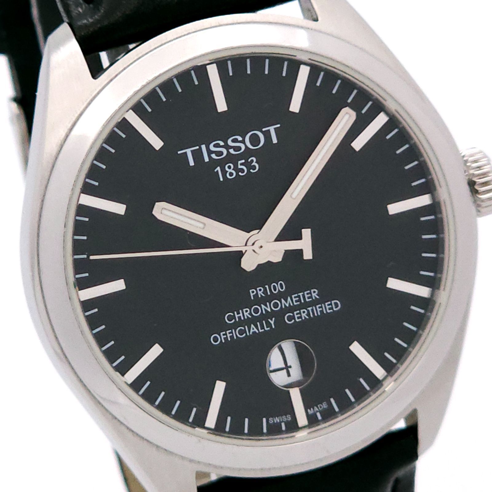 ★良品 TISSOT ティソ PR100 クロノメーター T101451 QZ 動作品