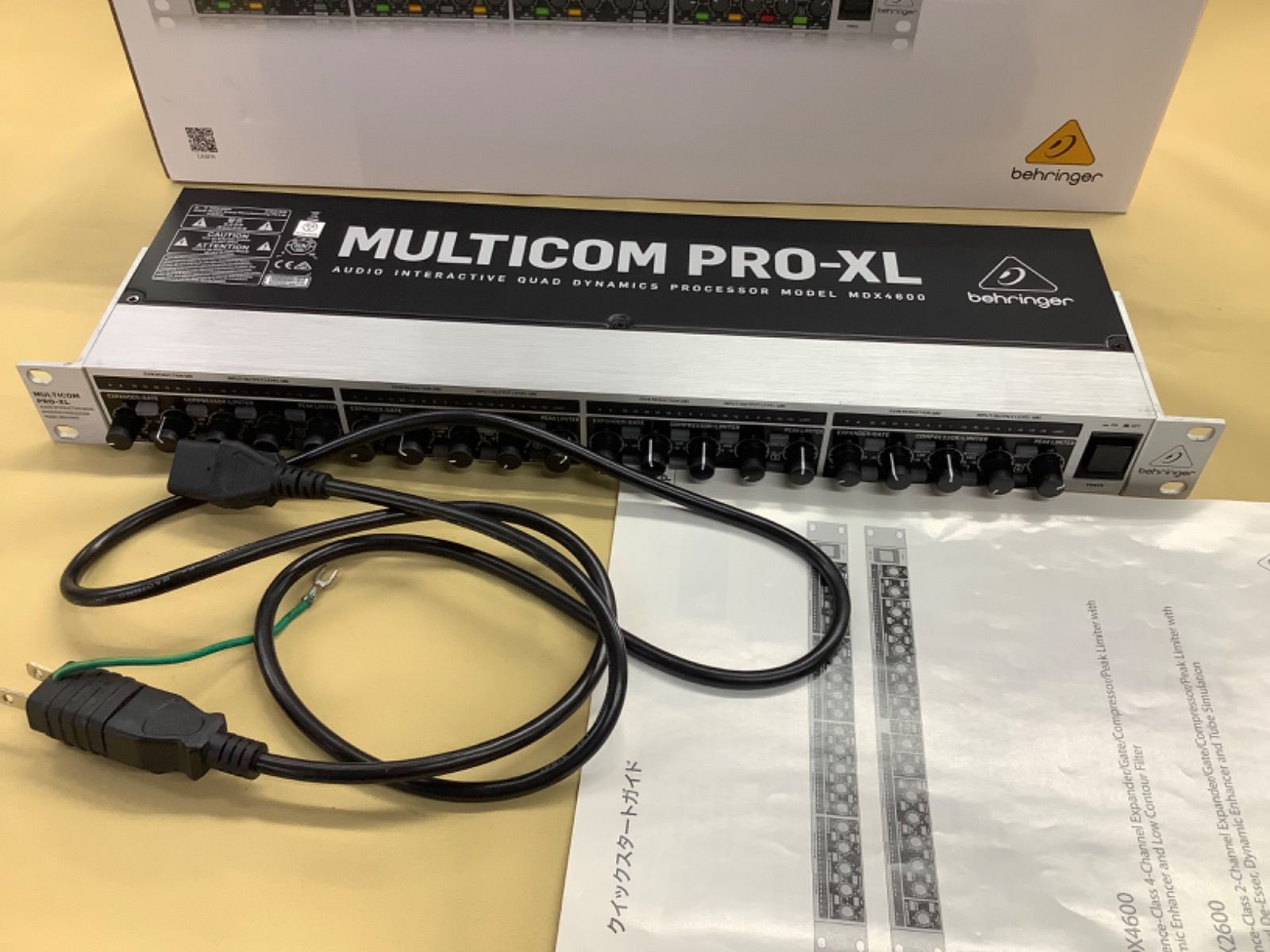 BEHRINGER MDX4600 4chコンプレッサー