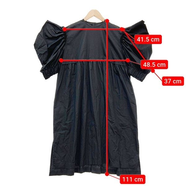 TAO COMME des GARÇONS タオ　黒 半袖 ワンピース tao COMME des GARCONS タオ コムデギャルソン ワンピース 半袖