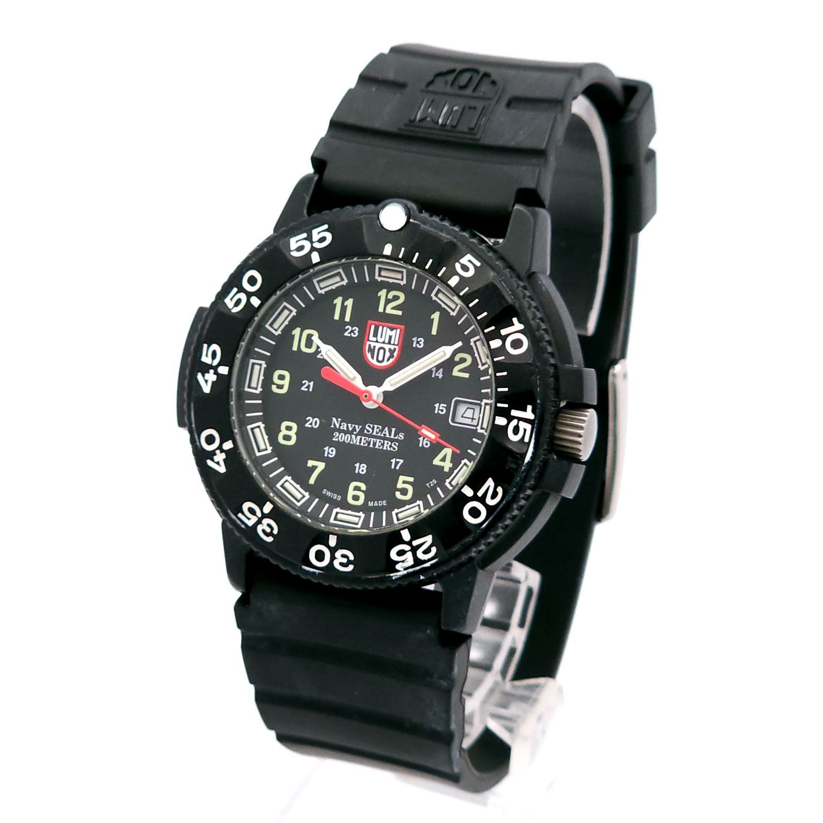 LUMINOX ルミノックス ネイビーシールズ 3000/3900 V3 QZ 動作品 赤秒針