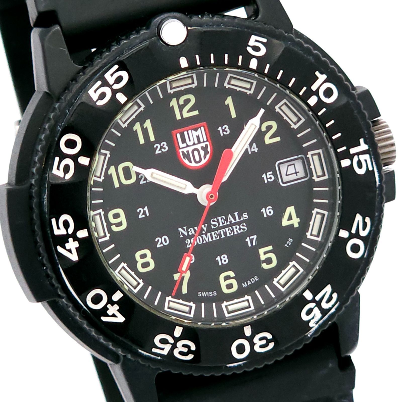 LUMINOX ルミノックス ネイビーシールズ 3000/3900 V3 QZ 動作品 赤