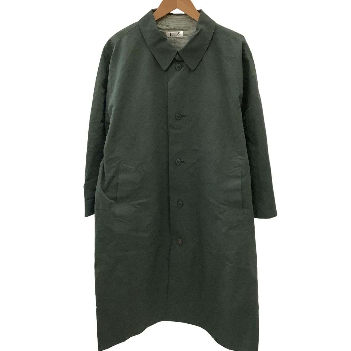 ♪♪ISSEY MIYAKE I.S イッセイミヤケ Vintage ロングコート SIZE 9号 カーキ
