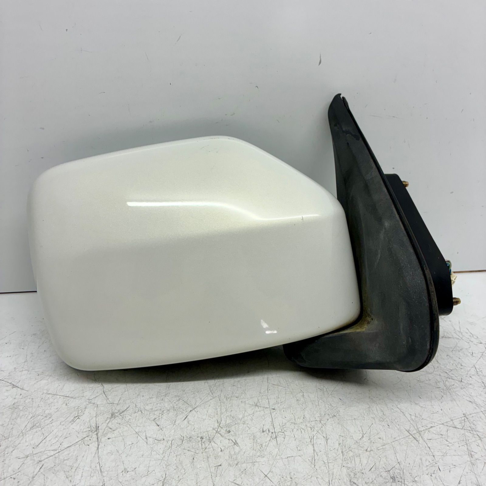 良品 スズキ JB23W ジムニー ドアミラー サイドミラー 右 右側 運転席側 R 7P 7ピン 動作確認済み 白 ホワイト P80667