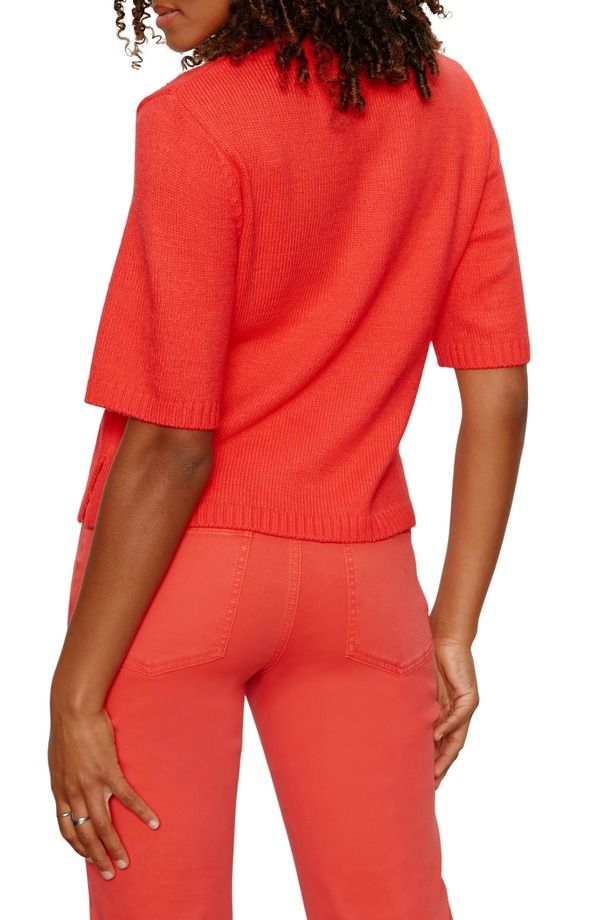 サンクチュアリー レディース アウター パーカー・スウェット セーター Sanctuary Short Sleeve Sweater Tulip Red レッド サンクチュアリー レディース アウター パーカー・スウェット セーター Sanctuary Short Sleeve Sweater Tulip Red レッド