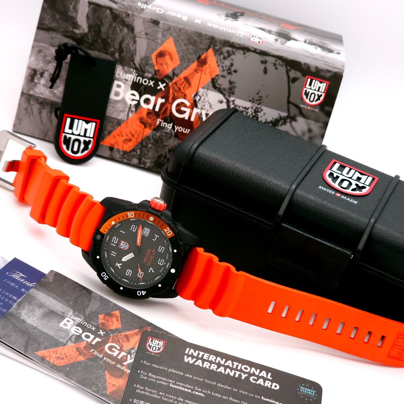 ☆極美品 LUMINOX ルミノックス Bear Gryllsコラボ 3720-1GBq H-3 LX
