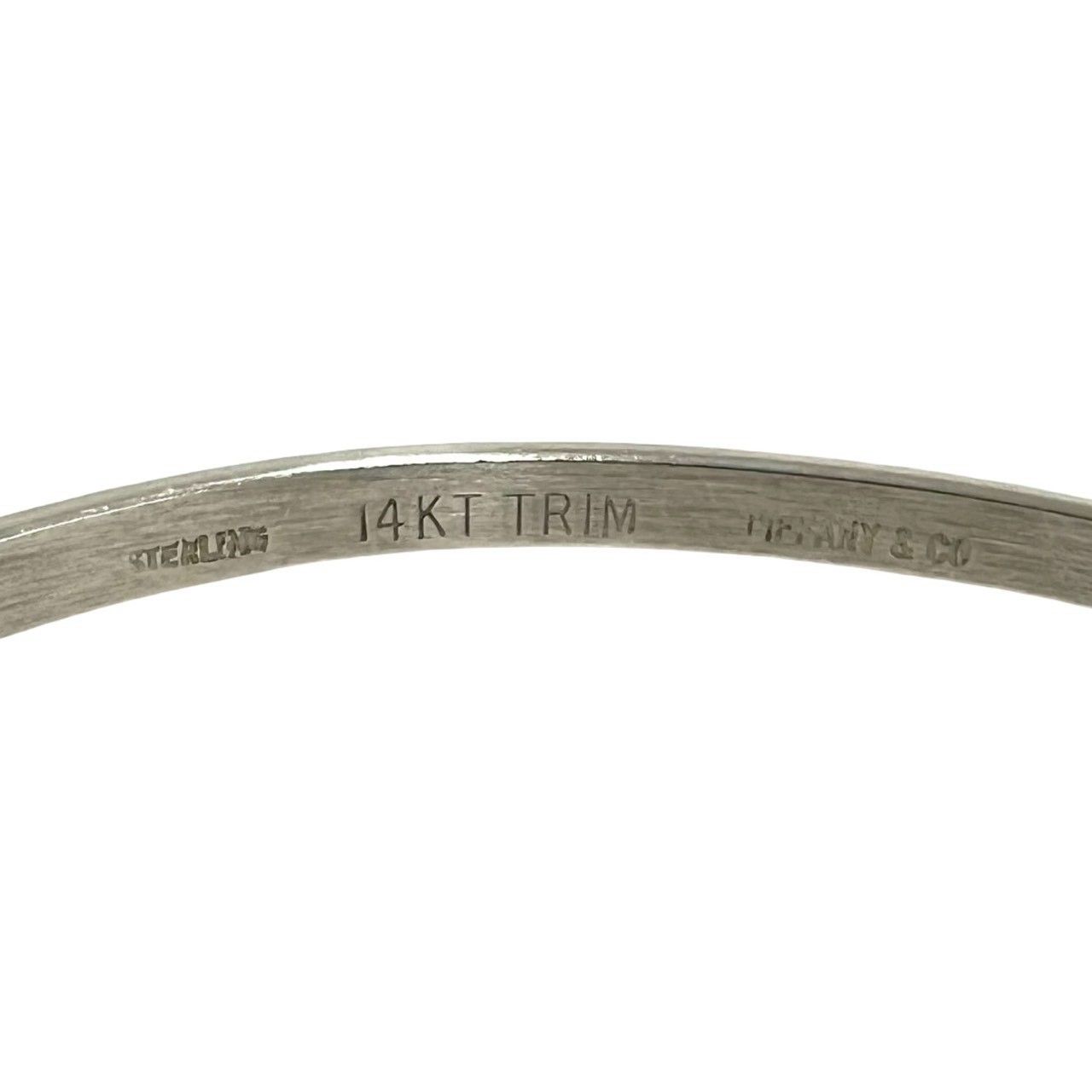 極 美品 TIFFANY&Co. ティファニー ダブルフック バングル シルバー925