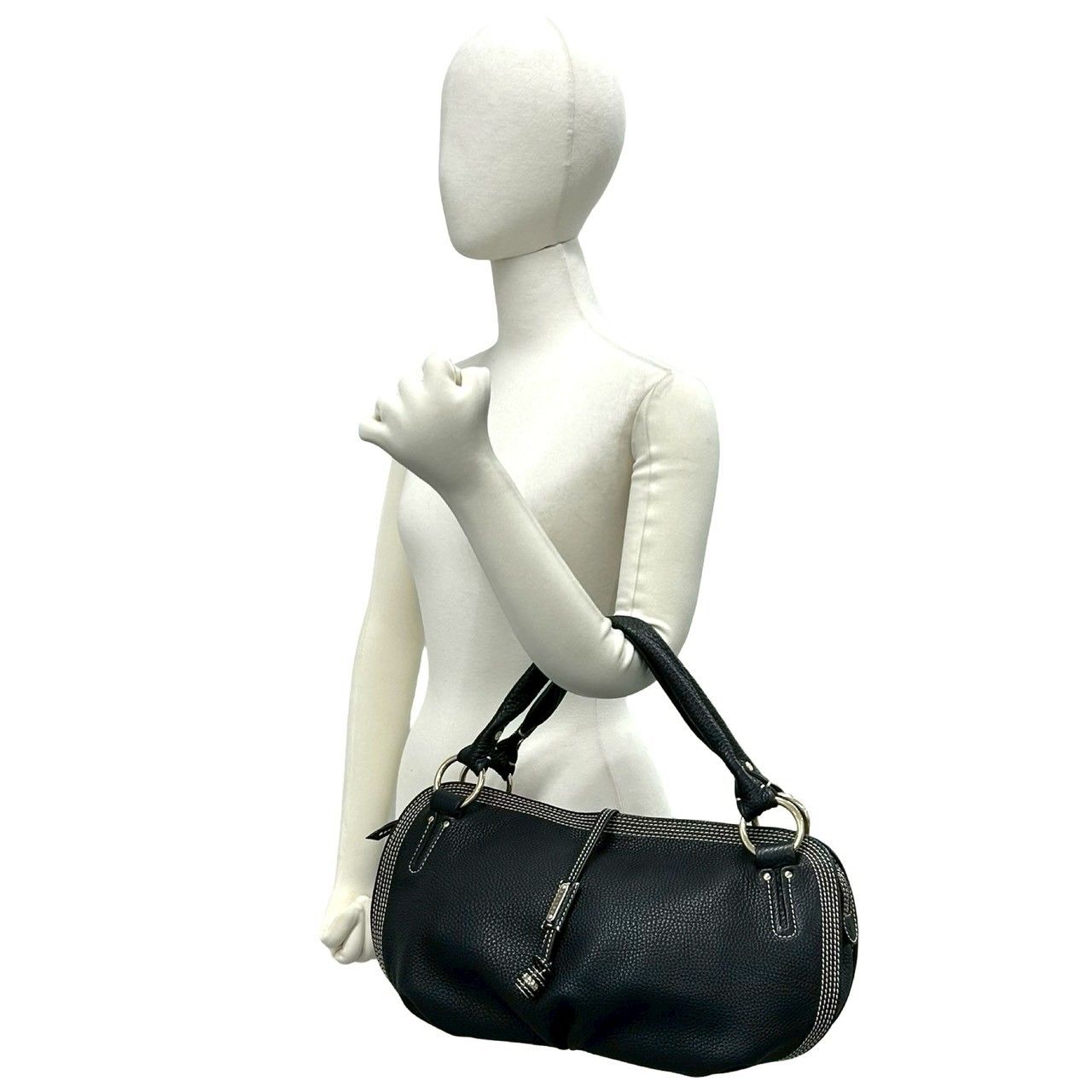 極 美品 CELINE セリーヌ ビター スウィート トリオンフ ロゴ 金具
