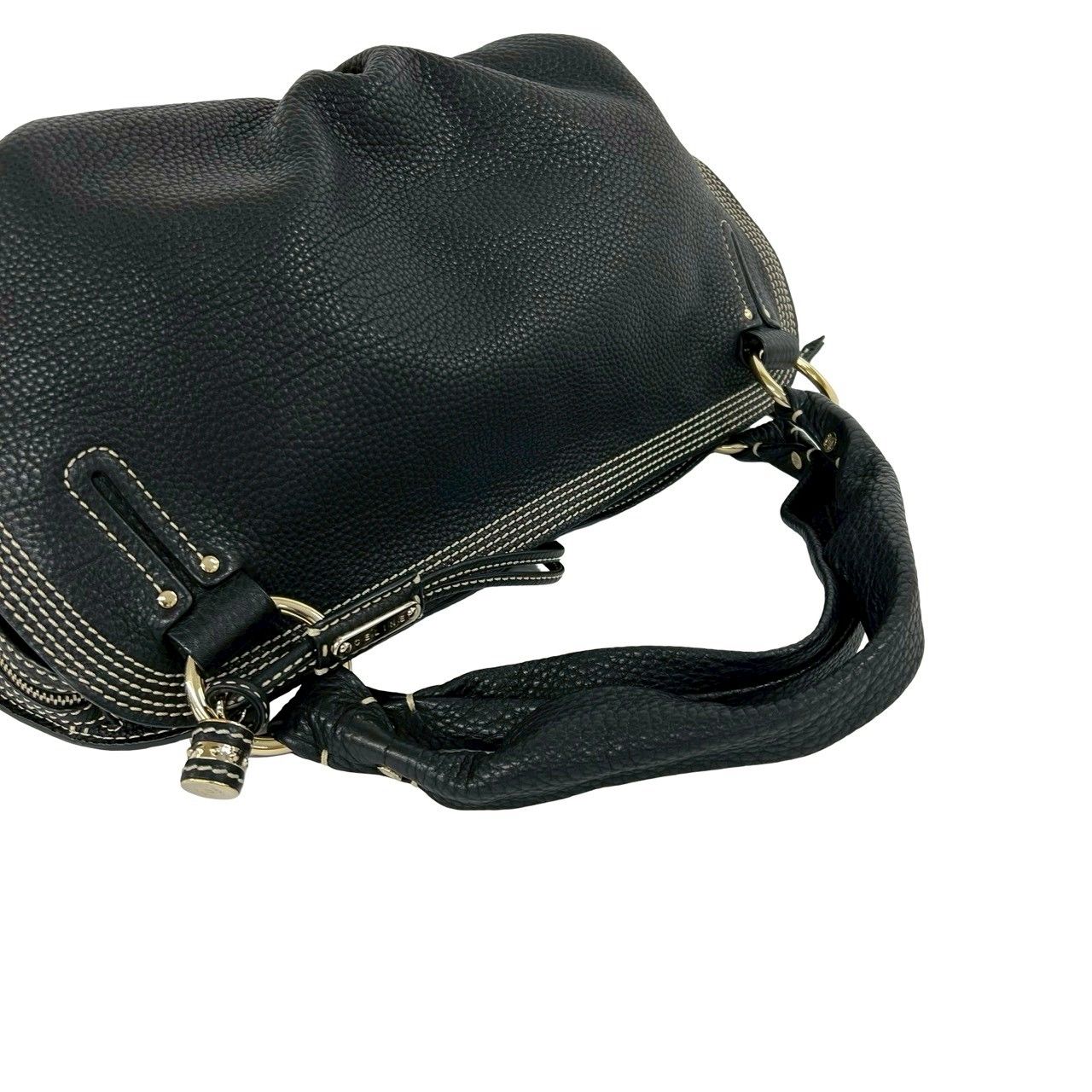 極 美品 CELINE セリーヌ ビター スウィート トリオンフ ロゴ 金具 