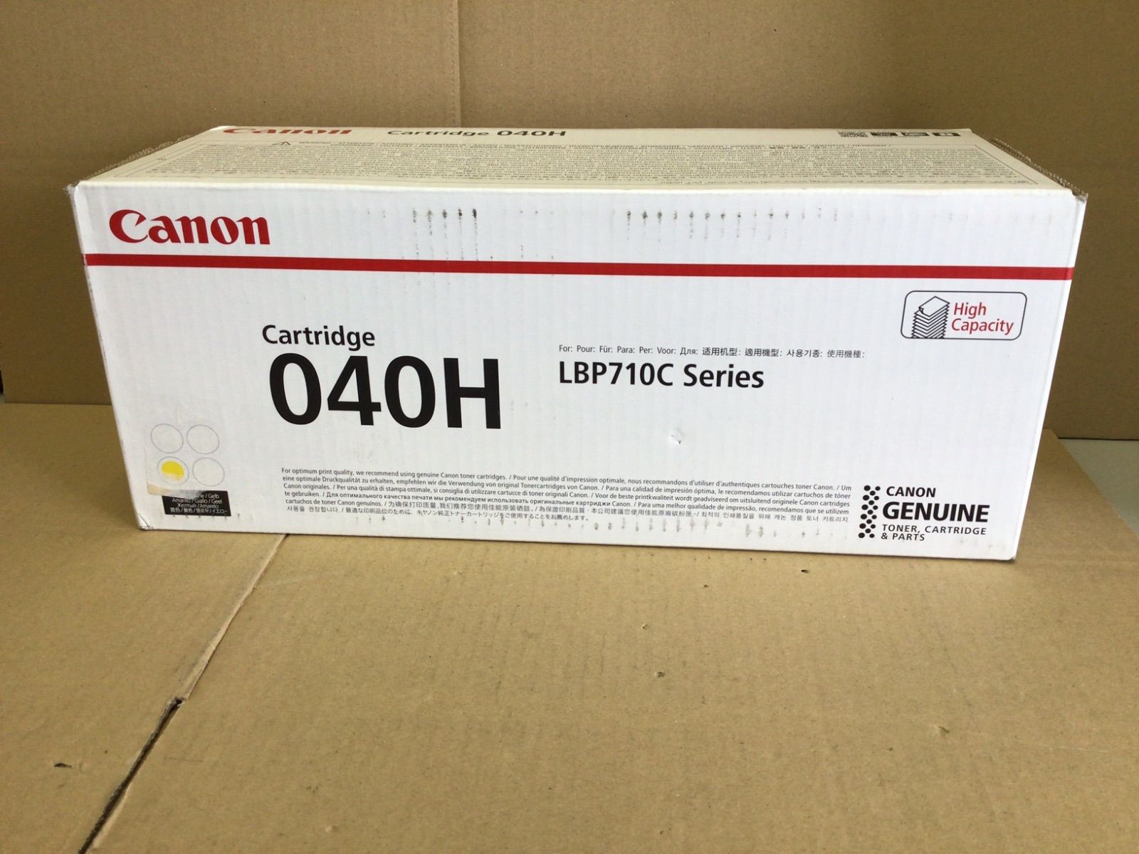 [中古] キヤノン CRG-040HCYN トナーカートリッジ040H 管理番号 Wd 03