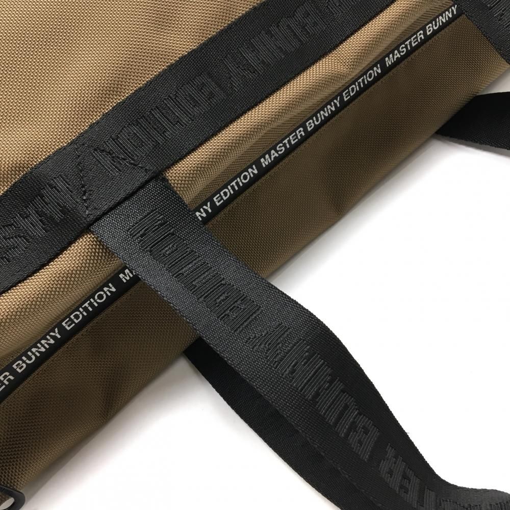 超美品】マスターバニー ロッカーバッグ ブラウン×黒 ポケットメッシュ 超美品】マスターバニー ロッカーバッグ ブラウン×黒 ポケットメッシュ