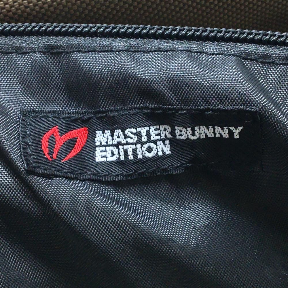 超美品】マスターバニー ロッカーバッグ ブラウン×黒 ポケットメッシュ