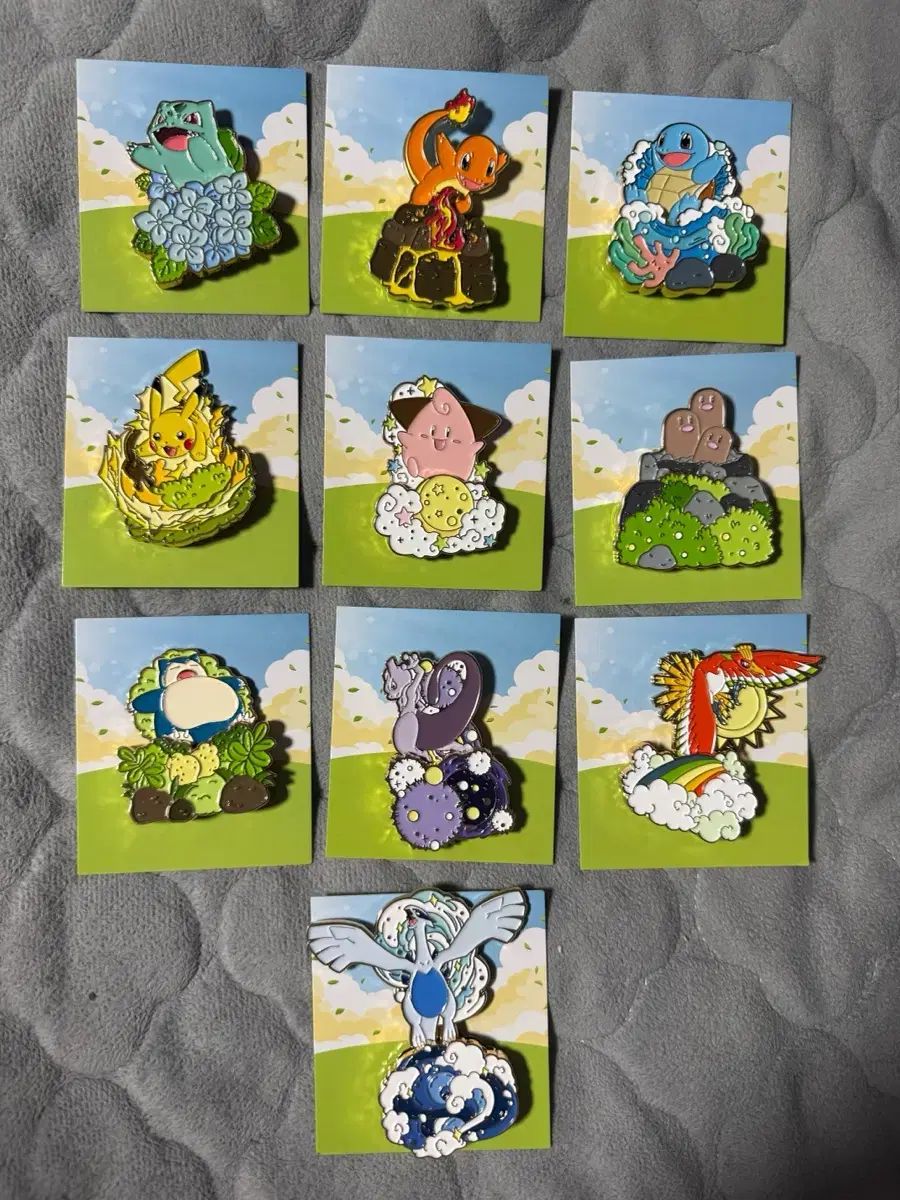 ポケットモンスター ピンバッジ セット 10種 イサクトースト