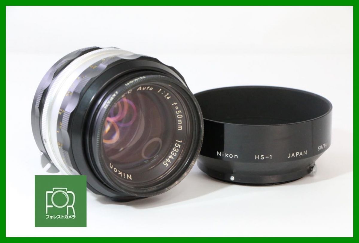 【動作保証・点検済】良品■ニコン Nikon NIKKOR-S・C Auto 50mm F1.4■AB209