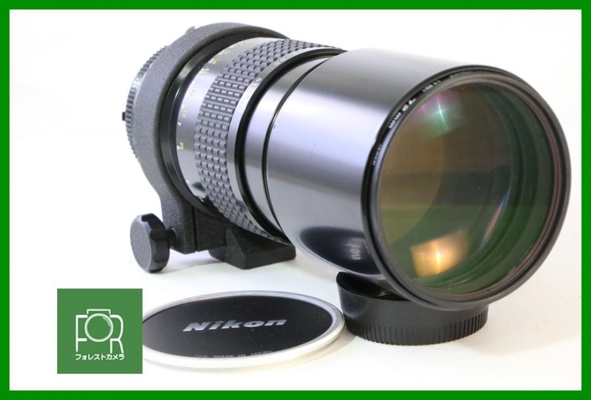 【動作保証・点検済】良品■Nikon AI NIKKOR 300mm F4.5■前後キャップ付き■AC434