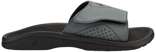 オルカイ メンズ シューズ サンダル OluKai Mens Nalu Slides RockBlack ブラック