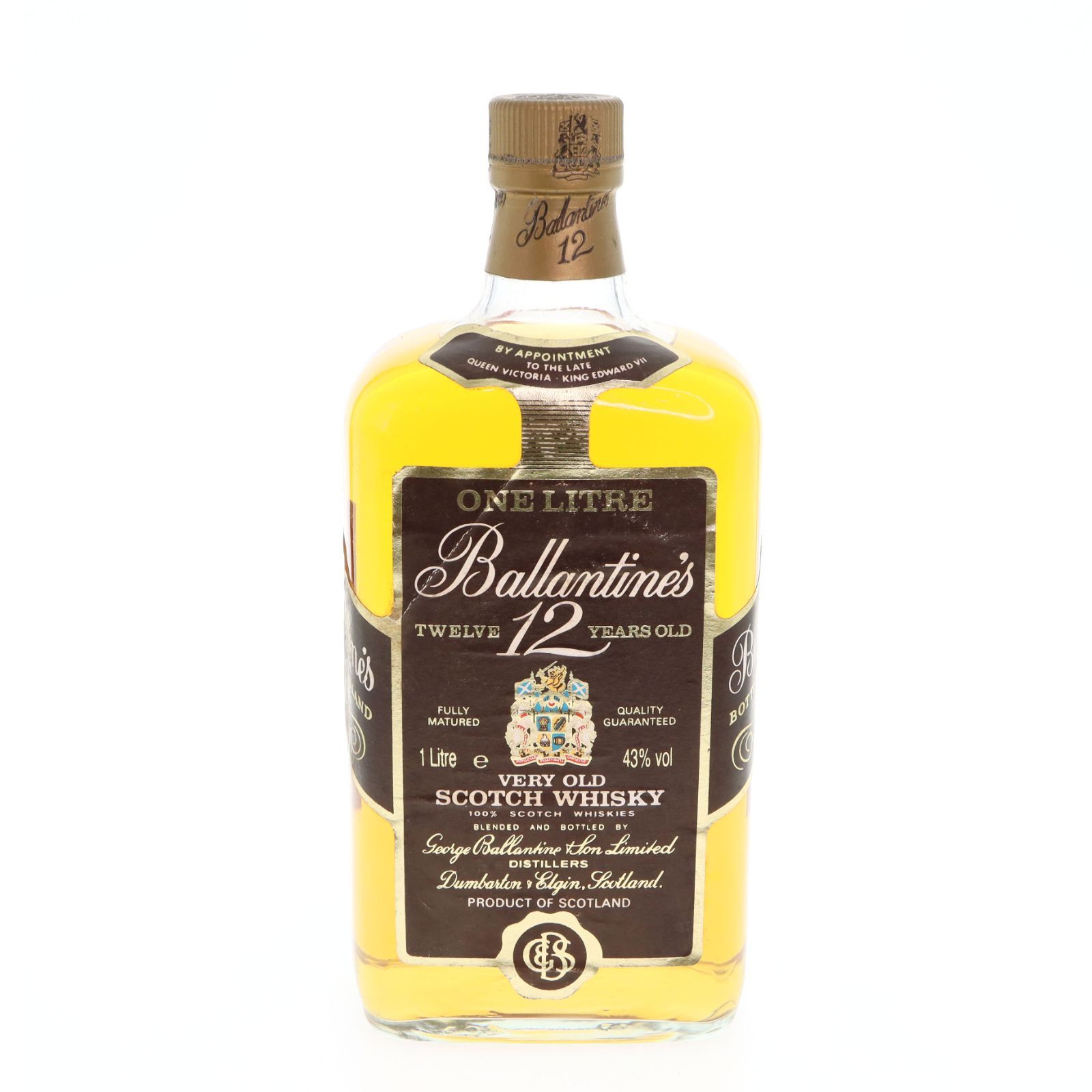 【古酒】Ballantine's バランタイン 12年 ベリーオールド ウイスキー 1000ml お酒