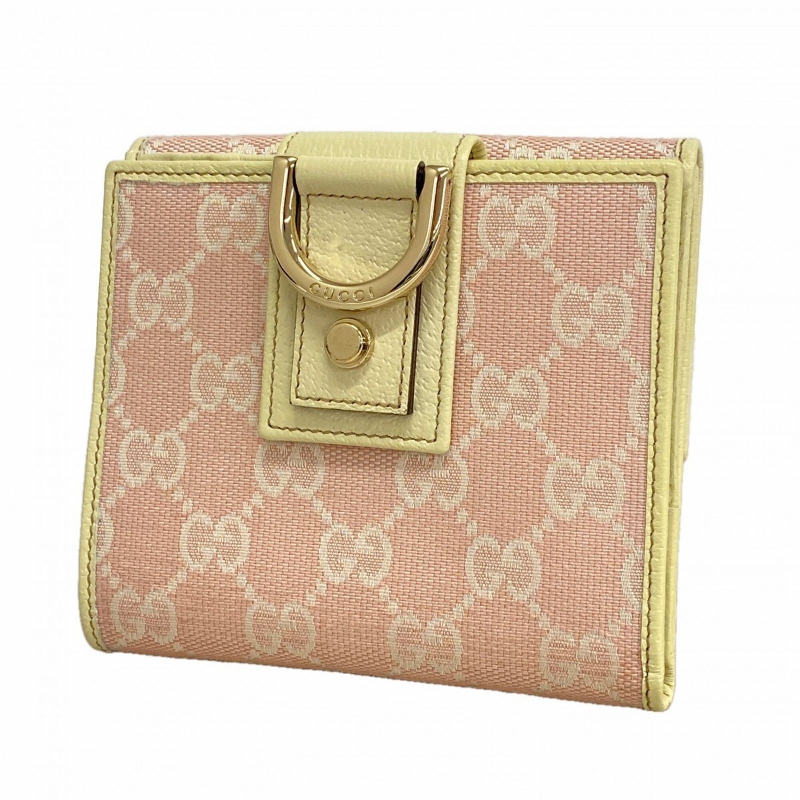 グッチ(Gucci) グッチ 財布 GGキャンバス アビー 1414111 4276 キャンバス ピンク シャンパンレディース